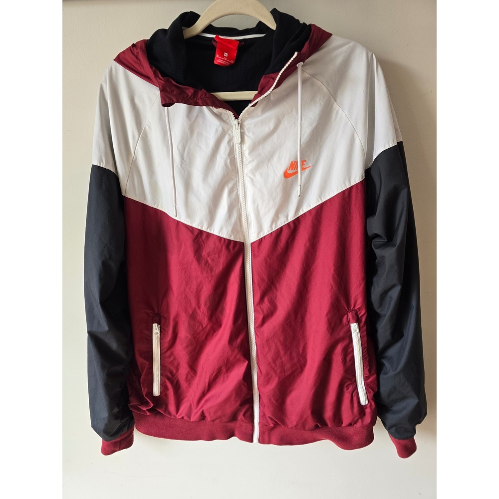Nike Vintage Windrunner Hooded Windbreaker Mens XL Colorblock 90's